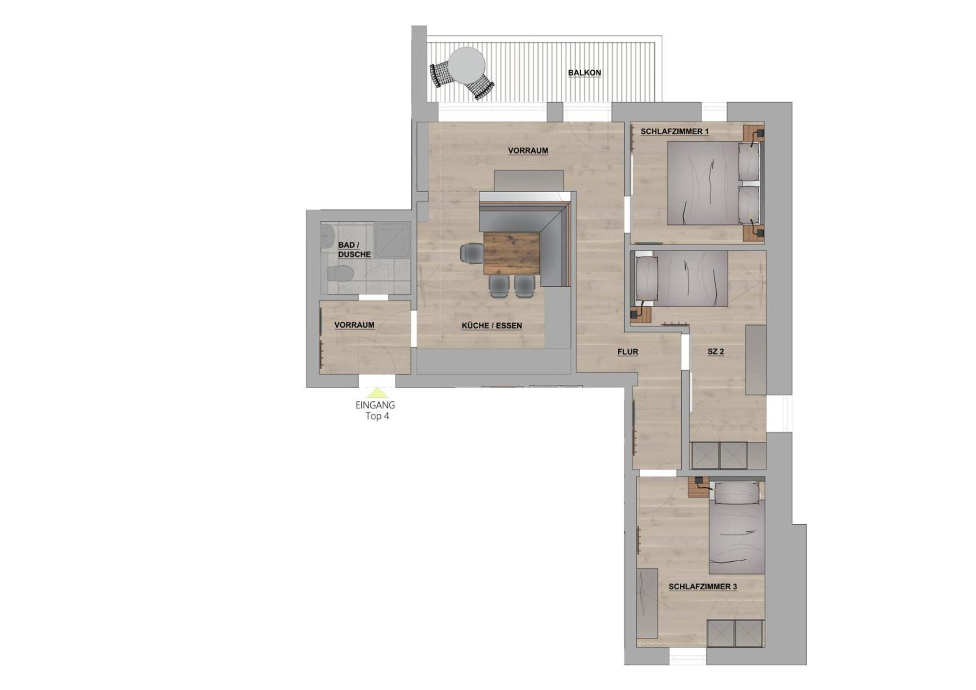 Kuckuck Hinterthal - Appartements Chambre photo
